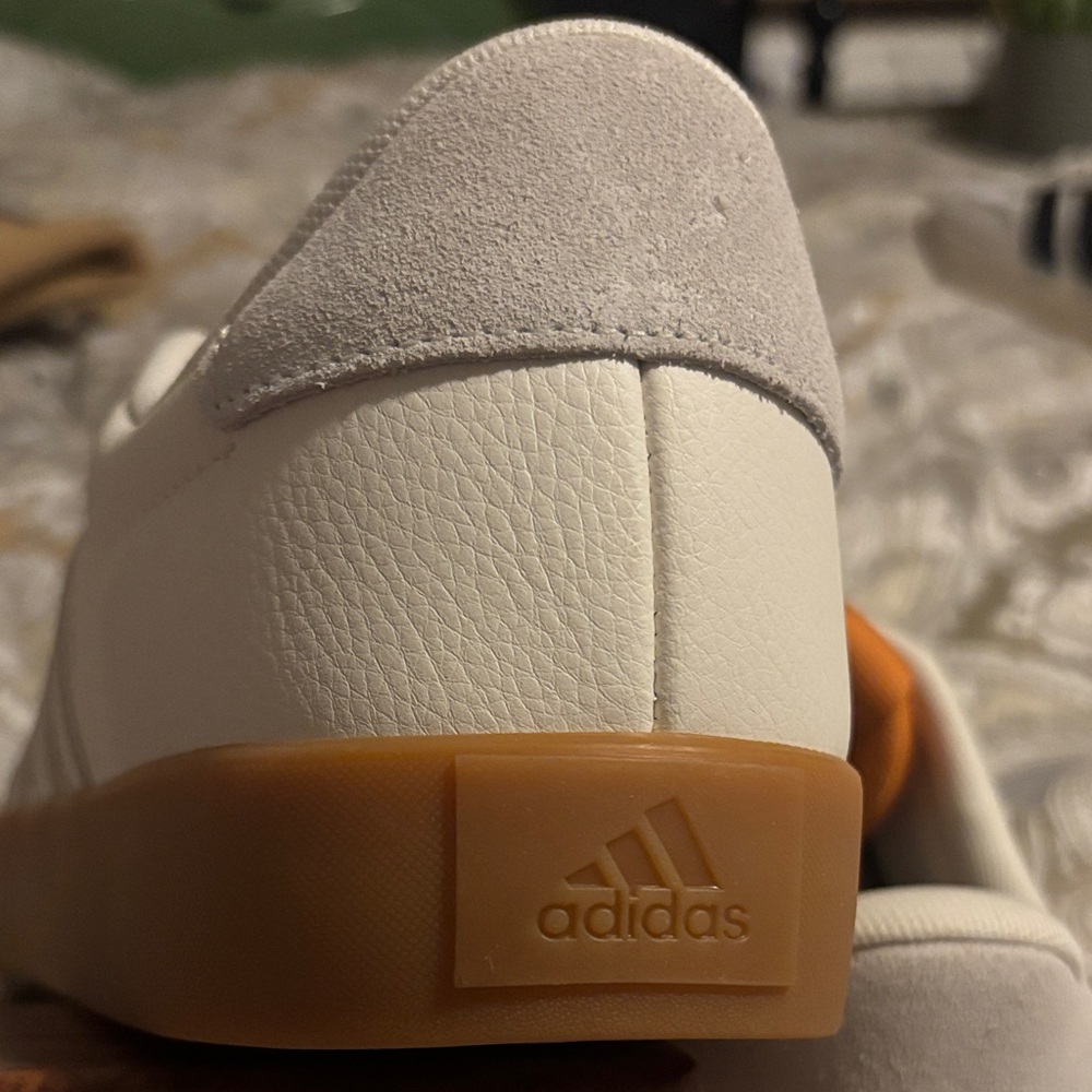 Adidas White and Orange Casual Shoes - Picture 4 of 10